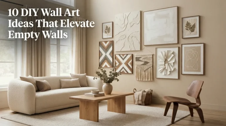 10 DIY Wall Art Ideas That Elevate Empty Walls